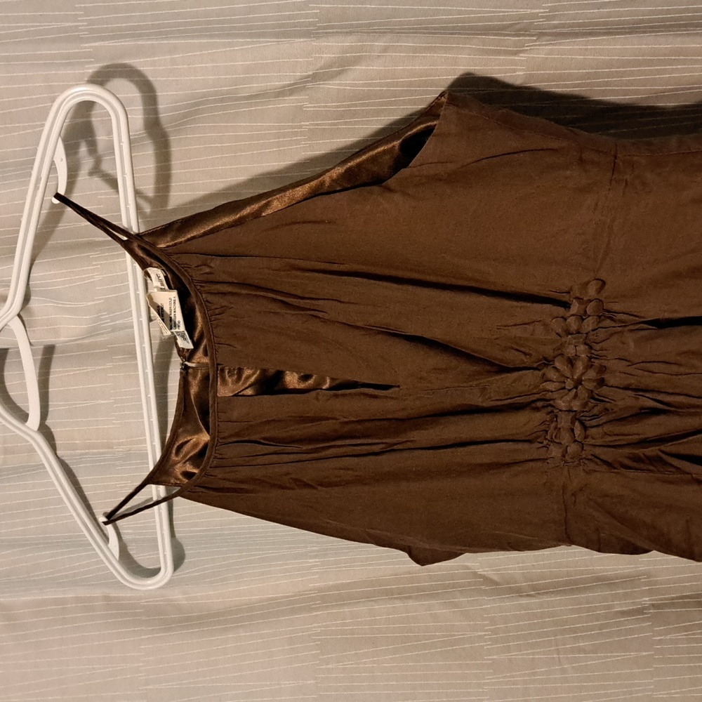 Brown Halter Dress sz XL